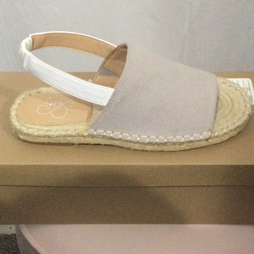 Slingback espadrille sandals